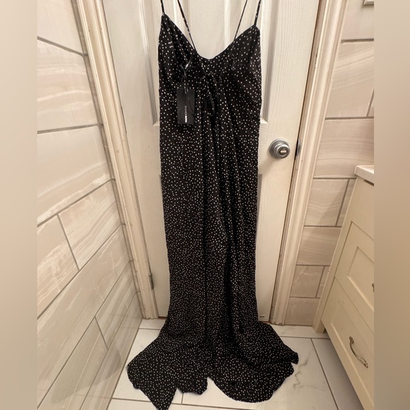 Black and white polka dot jumpsuit - Picture 2 of 3